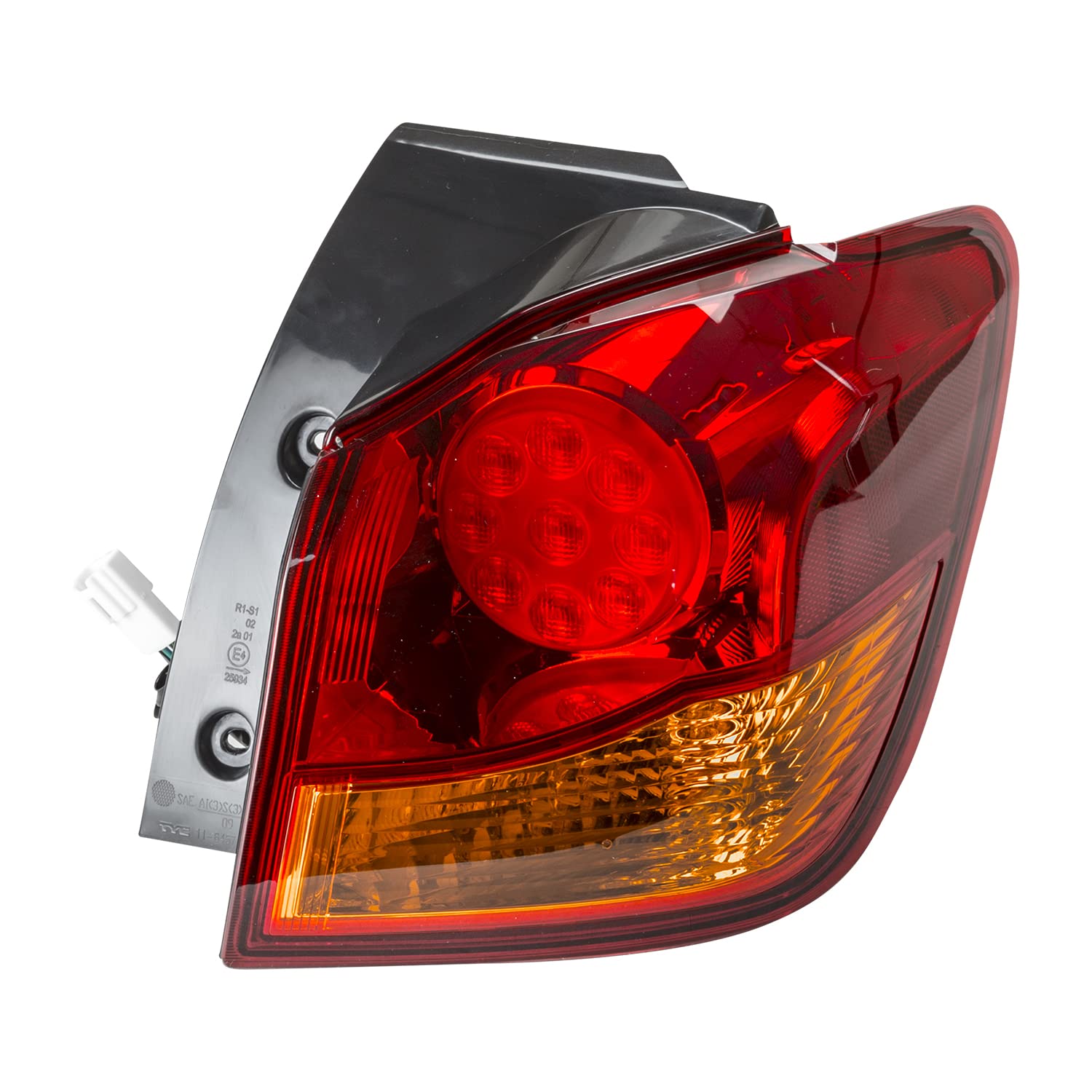 Right TYC Tail Light Assembly Compatible with 2011-2019 Mitsubishi Outlander