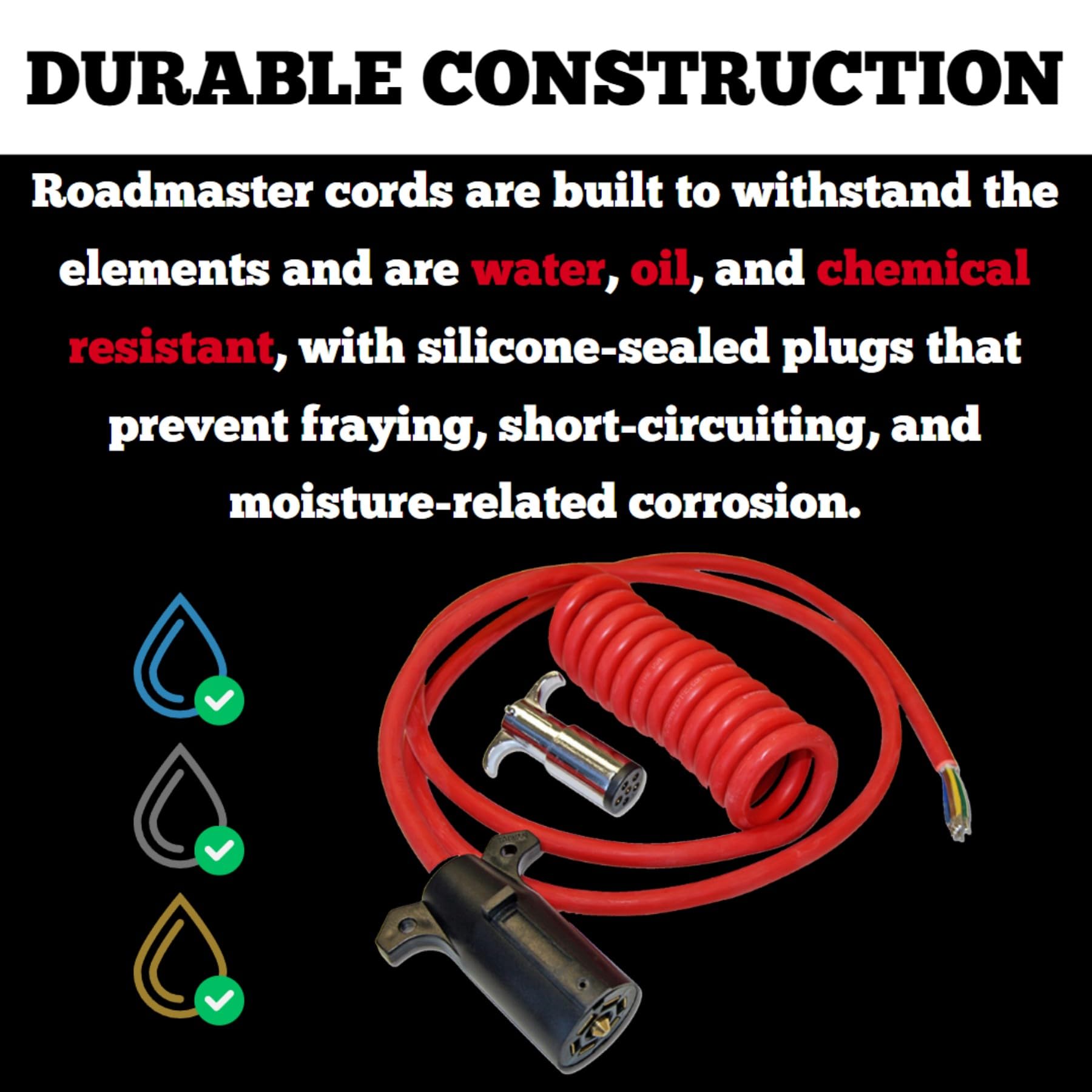 Power Cord Roadmaster Coil To Straig 16767