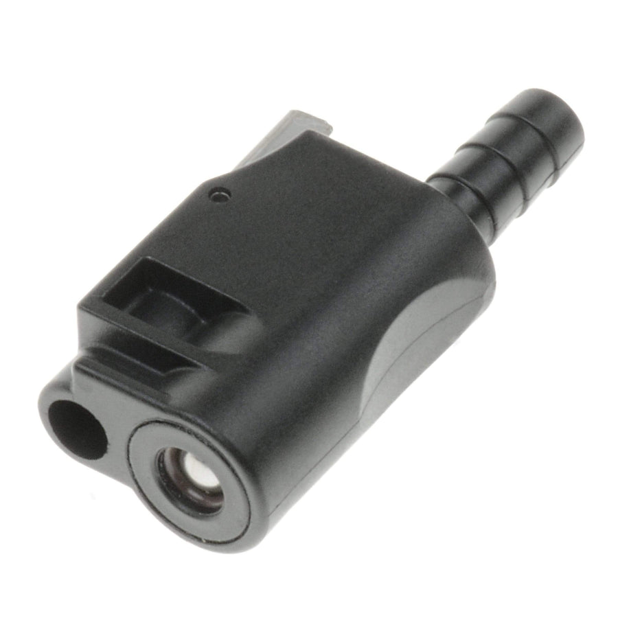 T-H Marine Connector, BE-FU-53204-DP 3/8" ID Fuel Hose Female Mercury, Black
