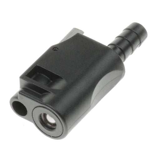 T-H Marine Connector, BE-FU-53204-DP 3/8" ID Fuel Hose Female Mercury, Black