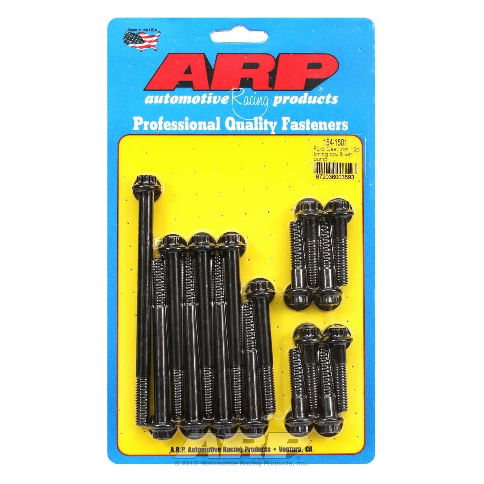 Timing Cover and Water Pump Bolt Kit ARP (154-1501)