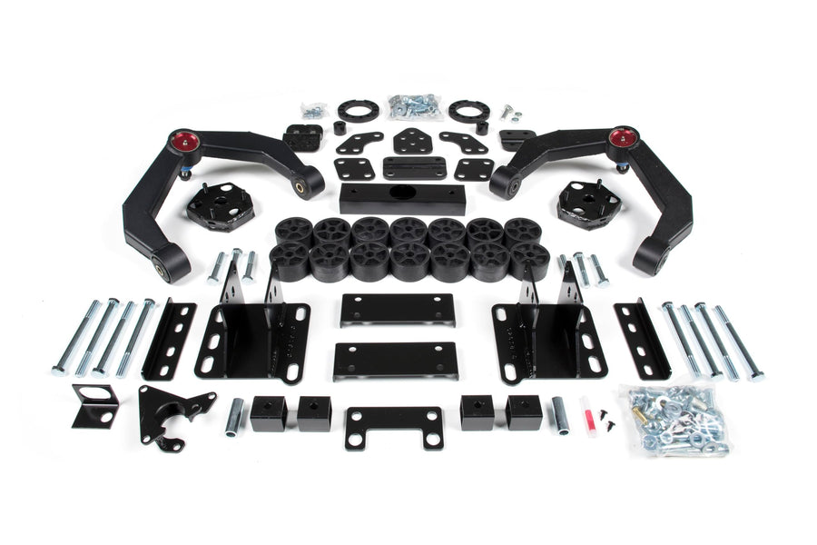 2009, 2010, 2011 Dodge Ram 1500 4WD | Zone Offroad ZOND60 | 4 inch Full Suspension Combo Lift Kit (Front & Rear) | No Shocks