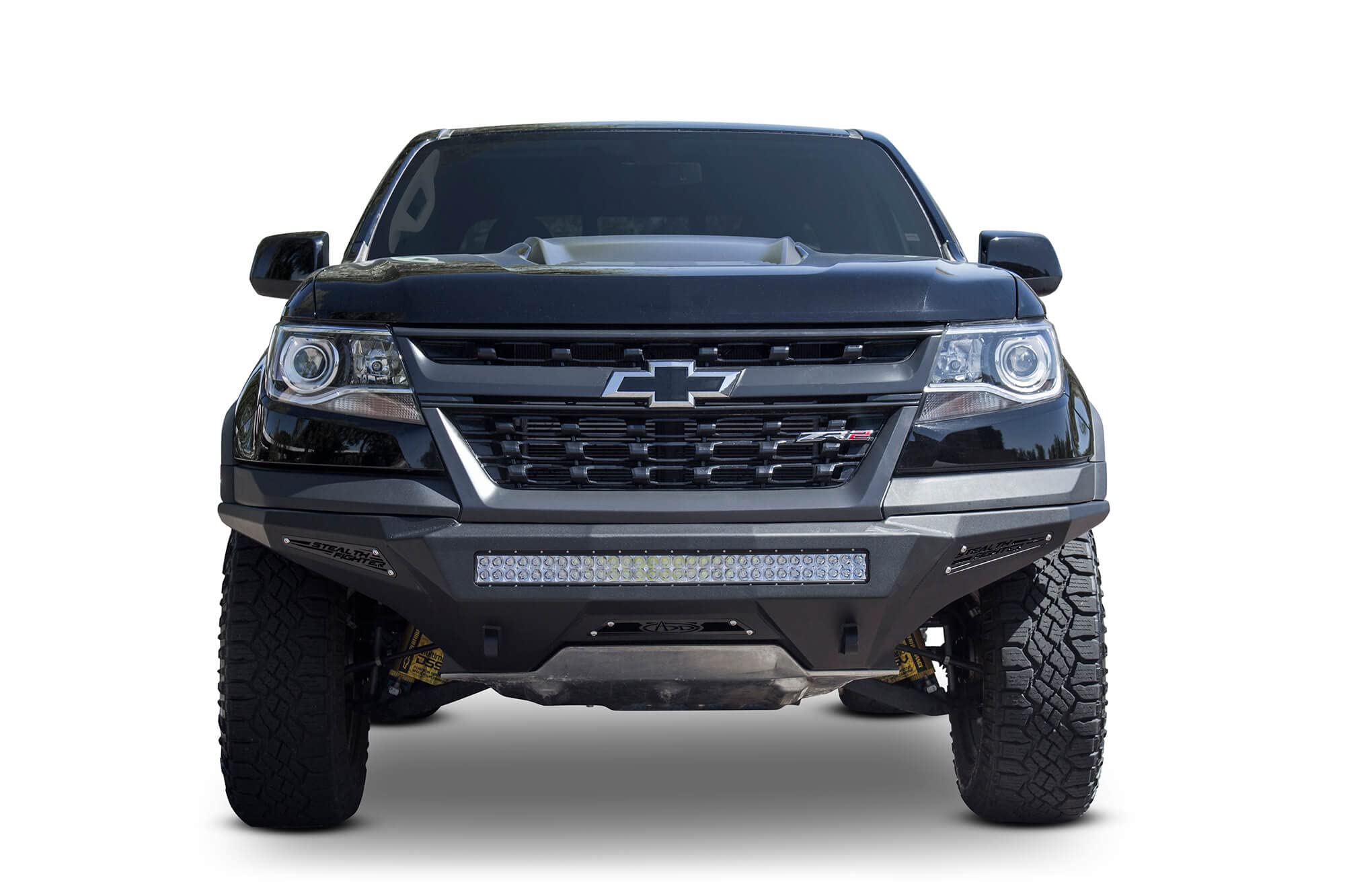 Desert Addictive F371192740103 Front Replacement Bumper fits Chevrolet Colorado, Black