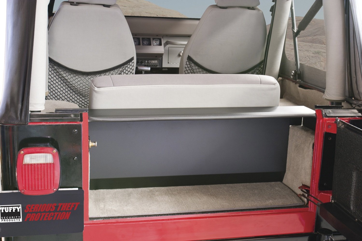 Cargo Enclosure - Tuffy Security Products | Standard for Jeep Wrangler YJ | 1987-1995