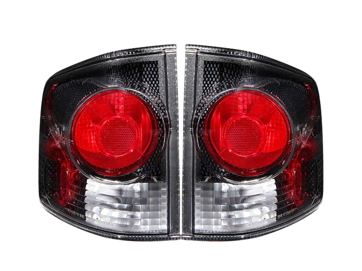 Chevrolet S10 Anzo USA 3D Style Carbon Tail Light Assembly - (Sold in Pairs)