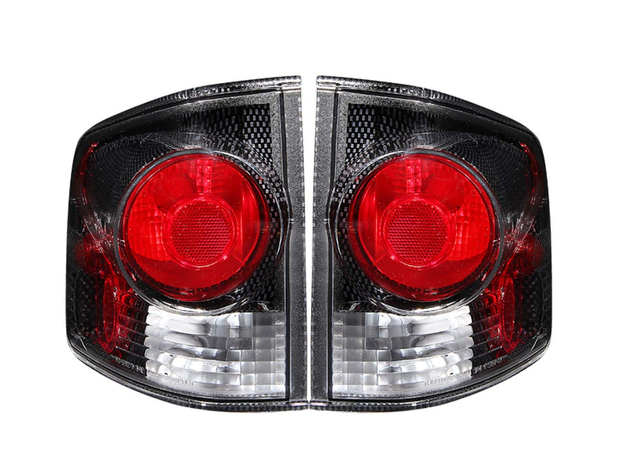 Chevrolet S10 Anzo USA 3D Style Carbon Tail Light Assembly - (Sold in Pairs)