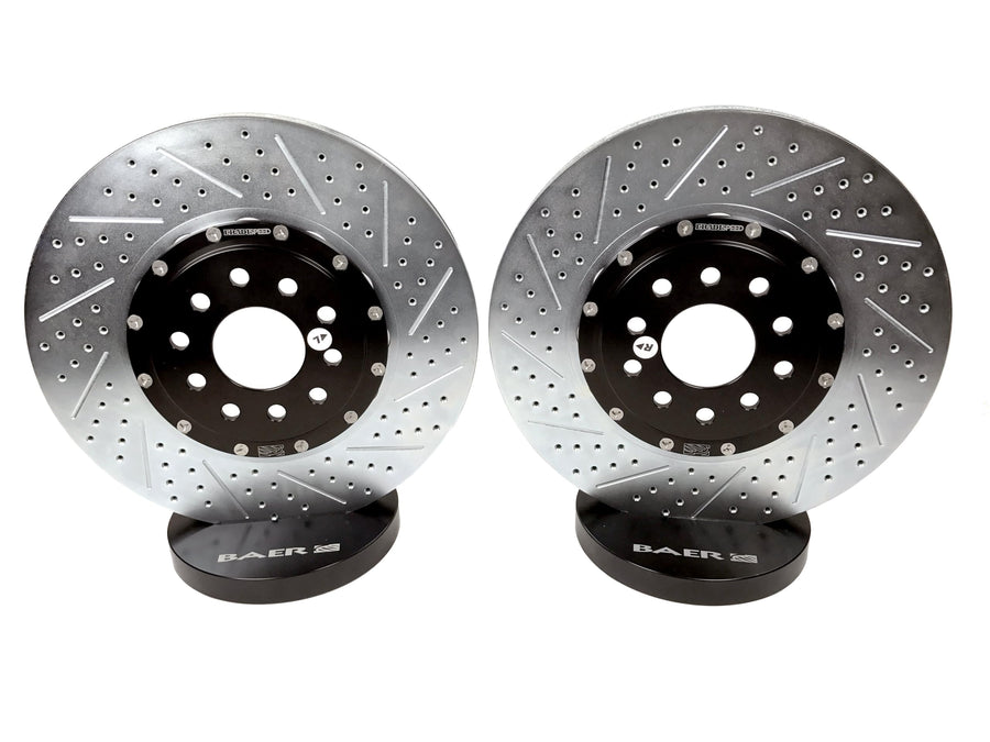 BAER BRAKES Brake Rotor 2301066-BKCZ (13.97" Corvette Z06 EradiSpeed+ Rotor Upgrade), 1 Pack