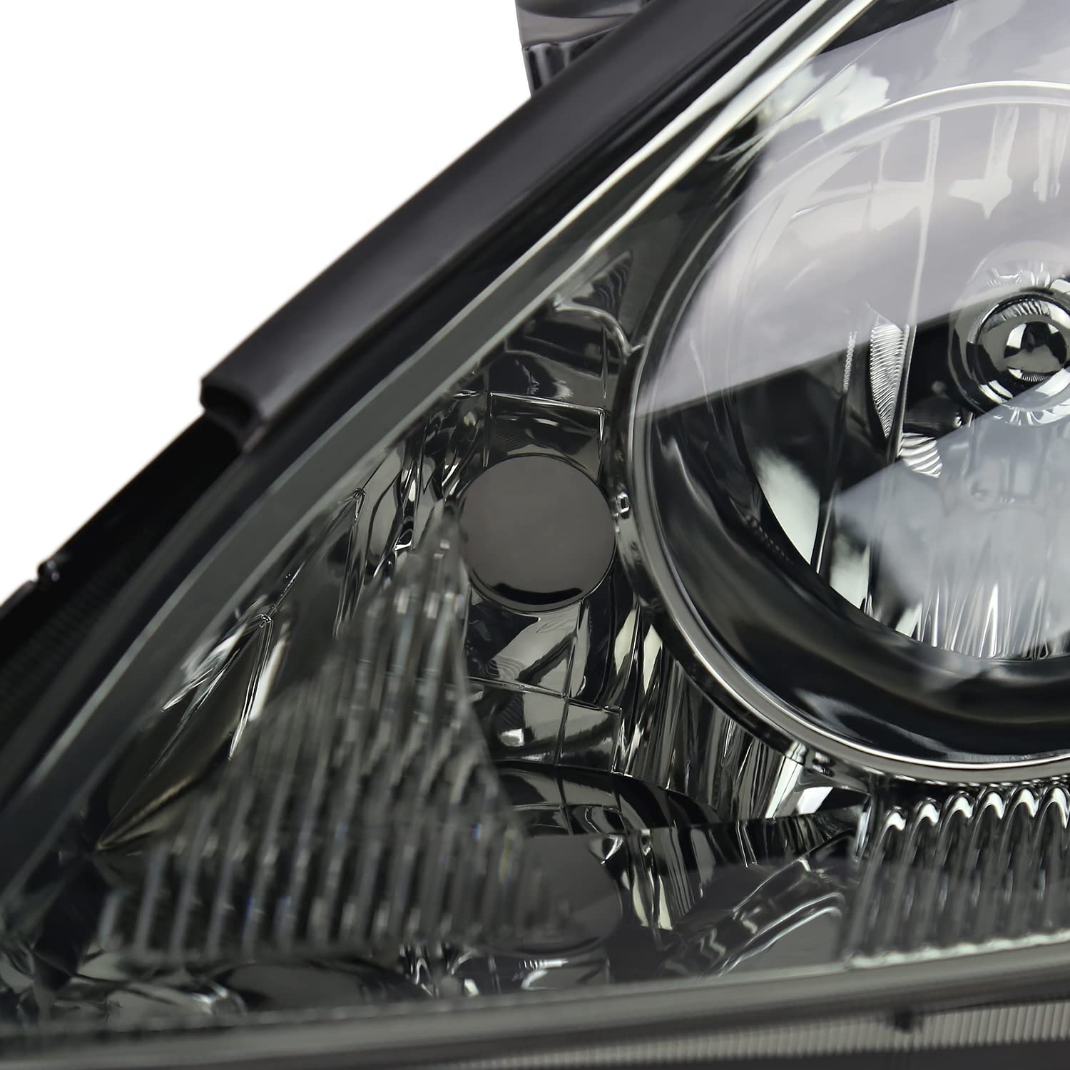 Smoke Headlights Spec-D Tuning Compatible with 2006-2010 Toyota Sienna, Left + Right Pair Headlamp Assembly