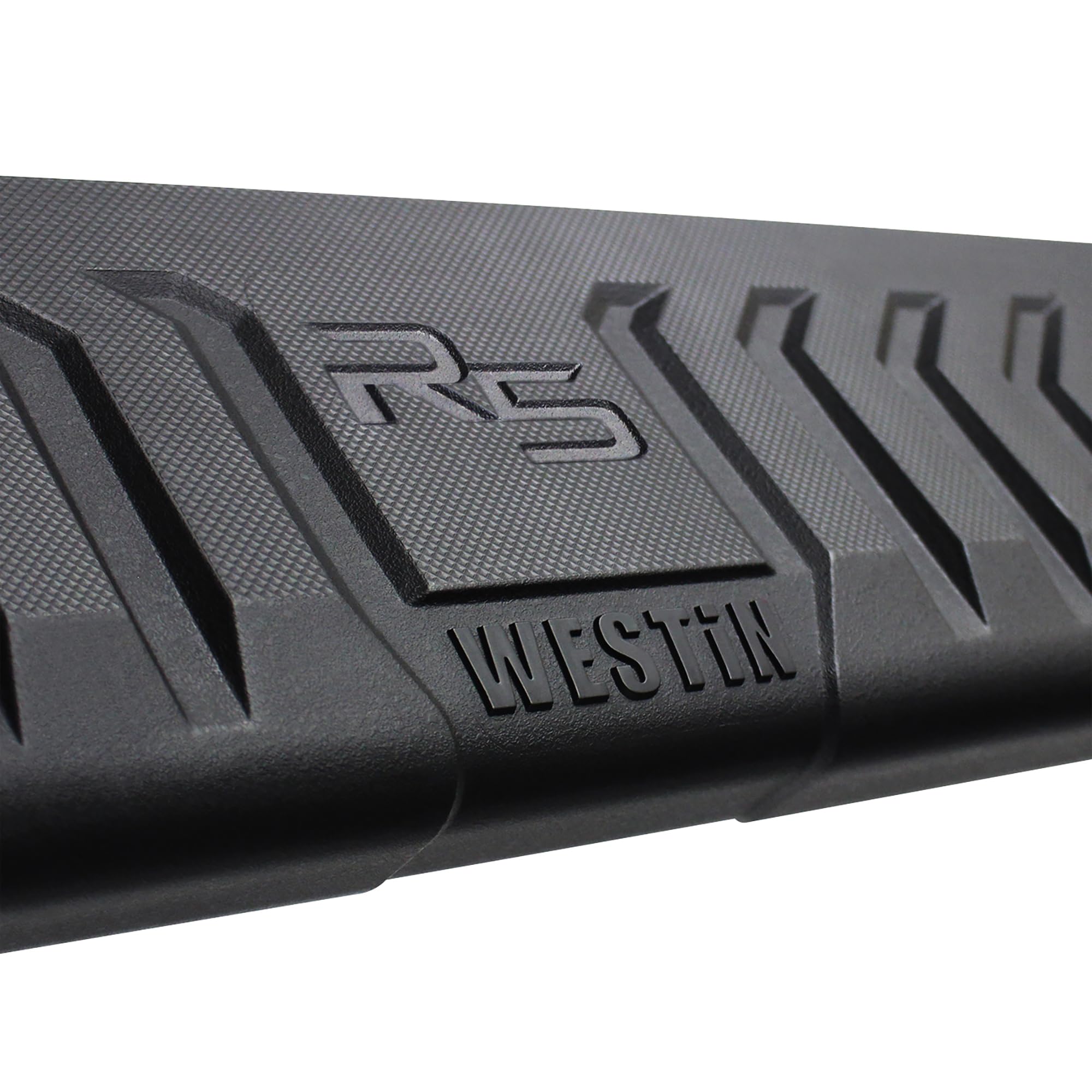 28-534730 Westin R5 Wheel to Wheel Modular Nerf Bars fits 2019-2024 Ram 1500 Quad Cab 6'5" Bed (Exc 2019-2023 1500 Classic) Polished Pair