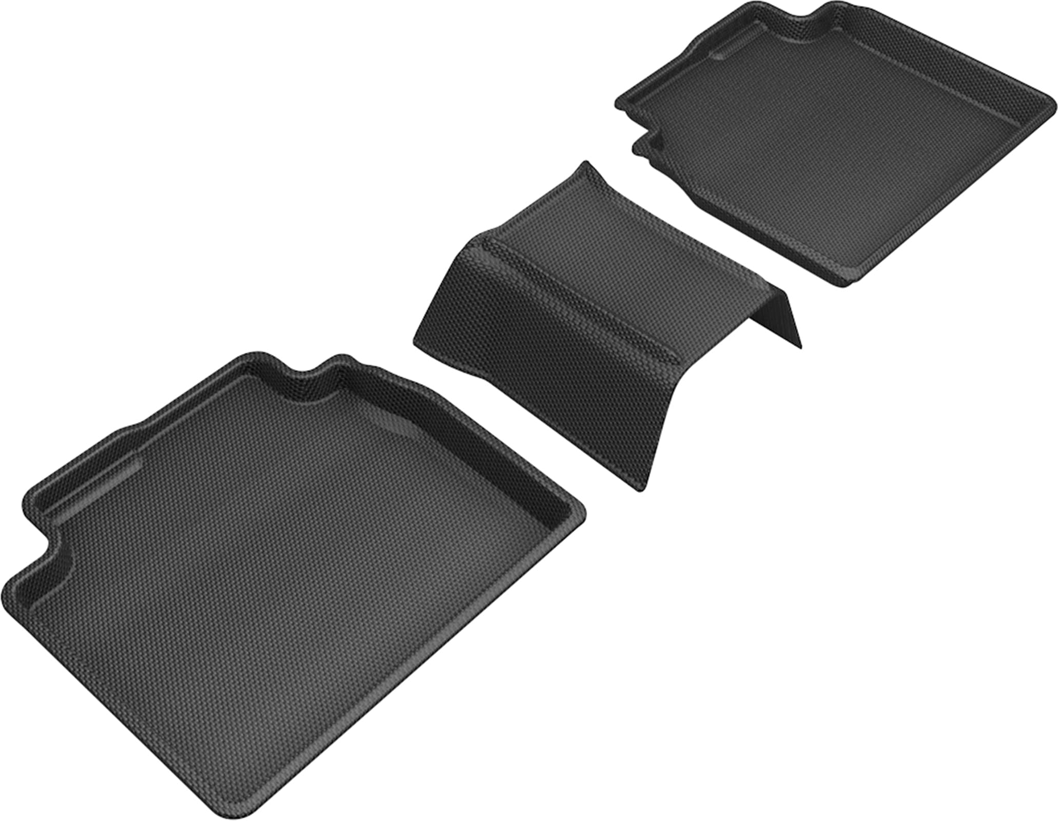 Kagu Floor Mat 3D MAXpider Custom Fit (Black) Compatible with Lexus Es Hybrid 2019-2025 / Toyota Avalon Hybrid 2019-2022 - Second Row