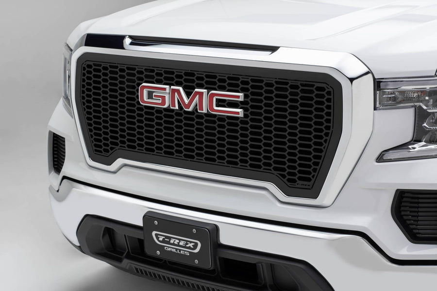 Laser X Grille 2019-2022 GMC Sierra 1500, Black, Mild Steel, 1 Pc, Insert - PN #7712281