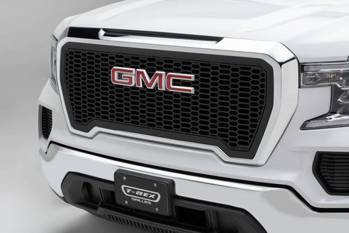 Laser X Grille 2019-2022 GMC Sierra 1500, Black, Mild Steel, 1 Pc, Insert - PN #7712281