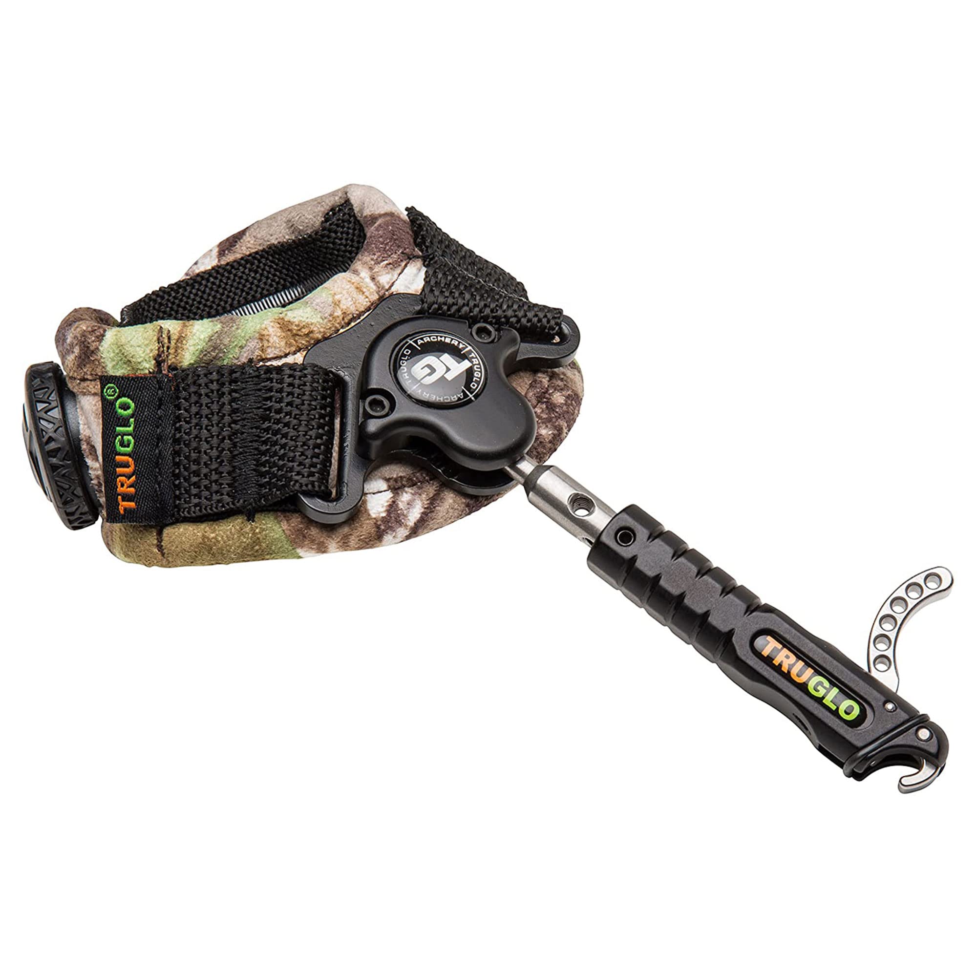 Ultra-Smooth TRUGLO DETONATOR Single Jaw Archery Release, Realtree APG Camo BOA Strap, Side-Lock Connection