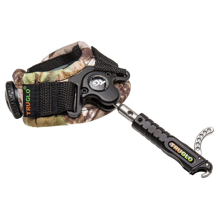 Ultra-Smooth TRUGLO DETONATOR Single Jaw Archery Release, Realtree APG Camo BOA Strap, Side-Lock Connection