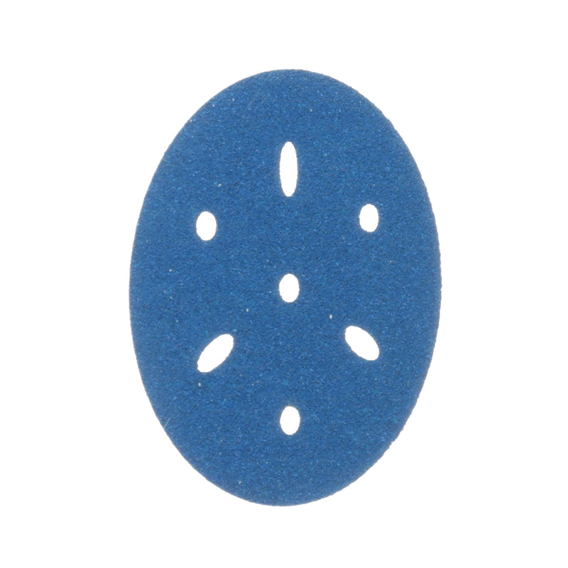 3M Hookit 3M-36142 Blue Abrasive Disc Multi-hole, 3 80 Grade
