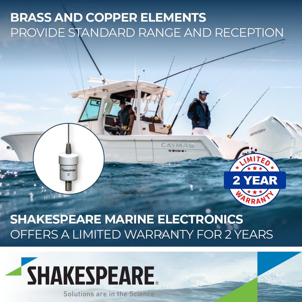 3' Shakespeare 5215-AIS VHF Ais