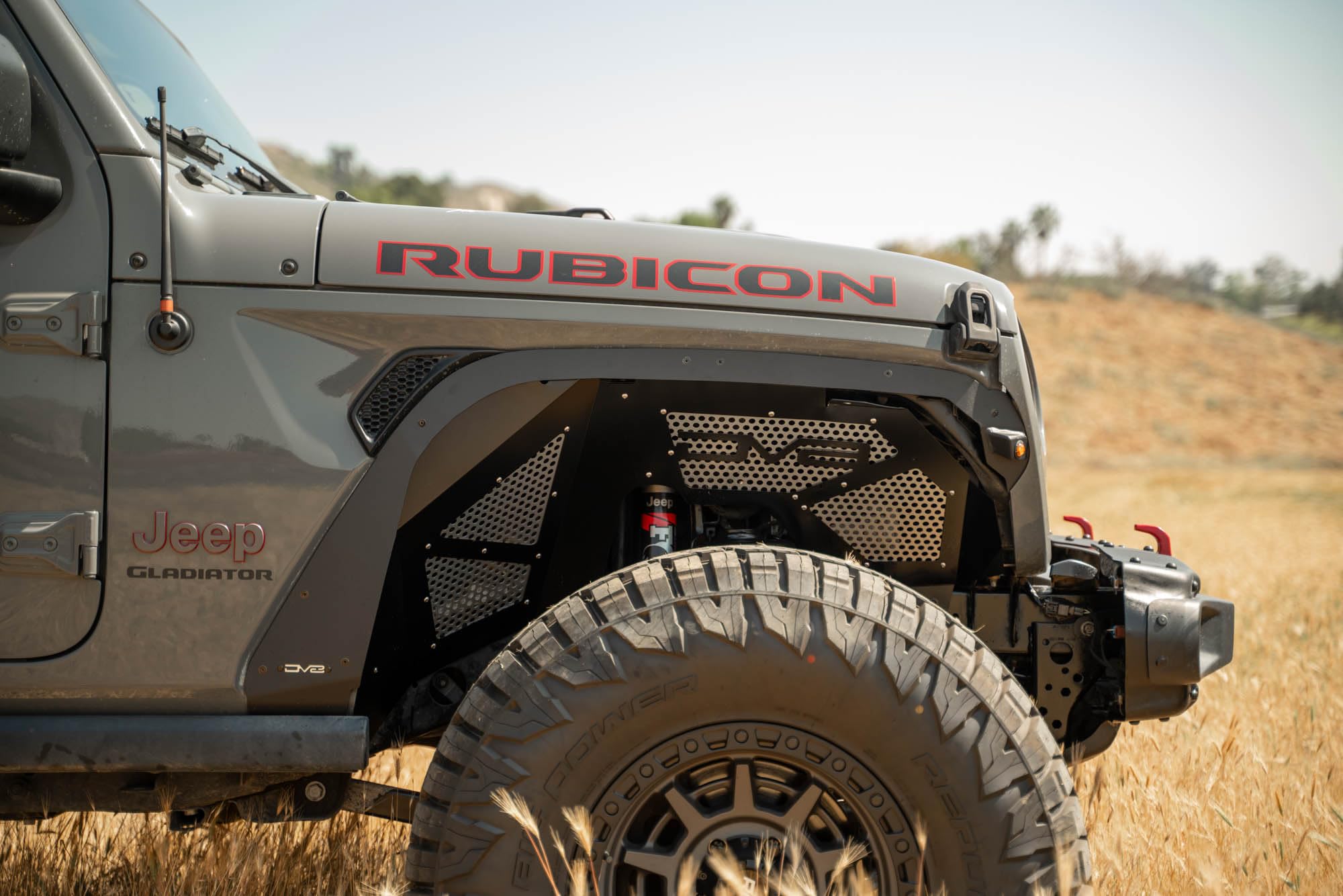 Fender Deletes for Jeep Gladiator JT 2020-2024 | Improves Clearance for Articulation | Plug and Play Amber Turn Signals | Trim Design | Flush Hardware | 3.5mm Steel Construction | Powder Coat Finish