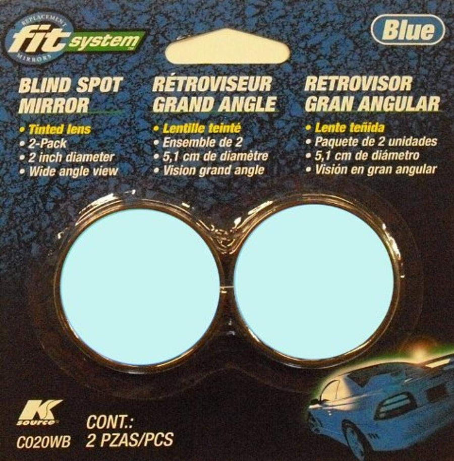 2" Round K Source Fit System Blue Spot Mirror (2pcs)