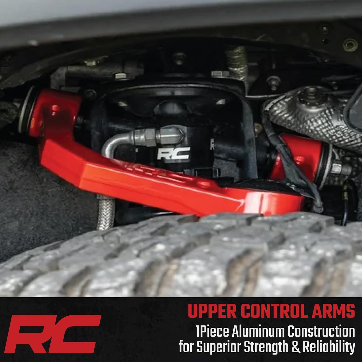 Rough Country OE Replacement Forged Control Arms for 12-24 Ram 1500-31902RED