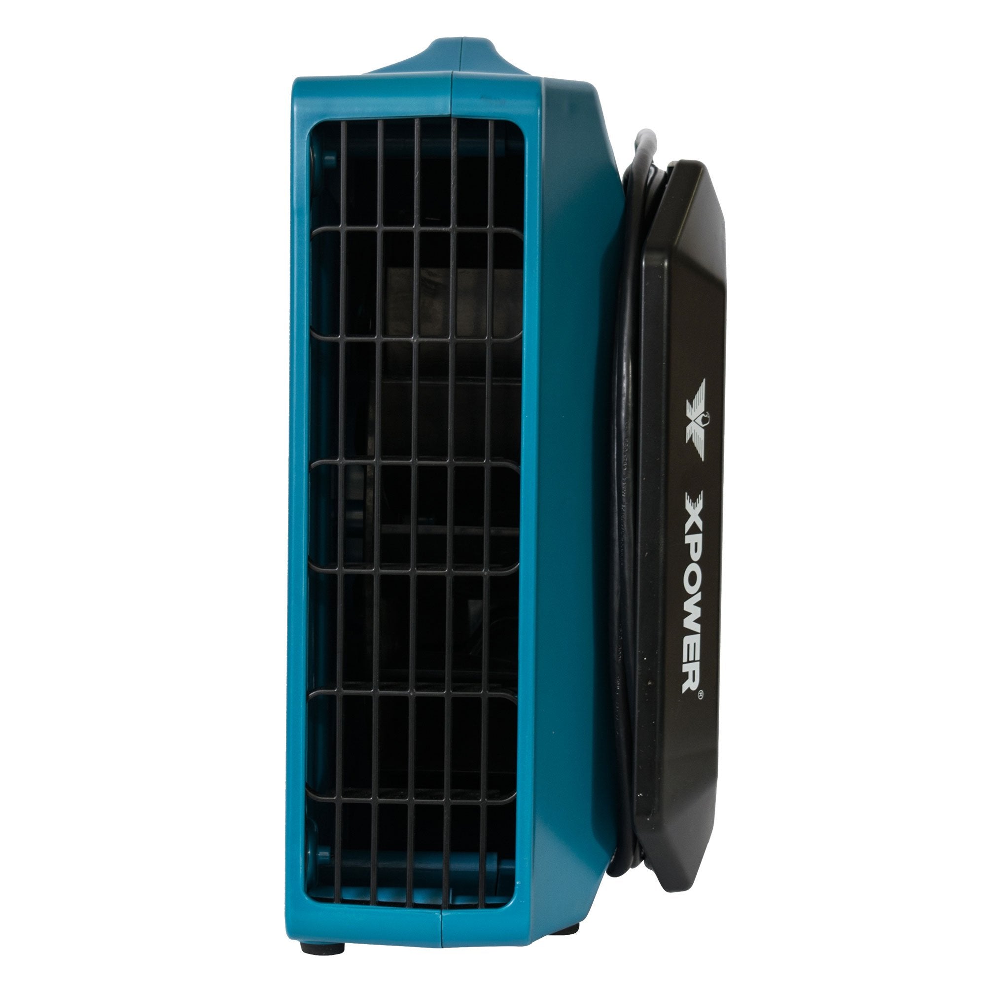 1/3 HP XPOWER XL-760AM 1150 CFM Sealed Motor Low Profile Fan, Air Mover, Carpet Dryer with Build-in GFCI Power Outlets and Hour Meter