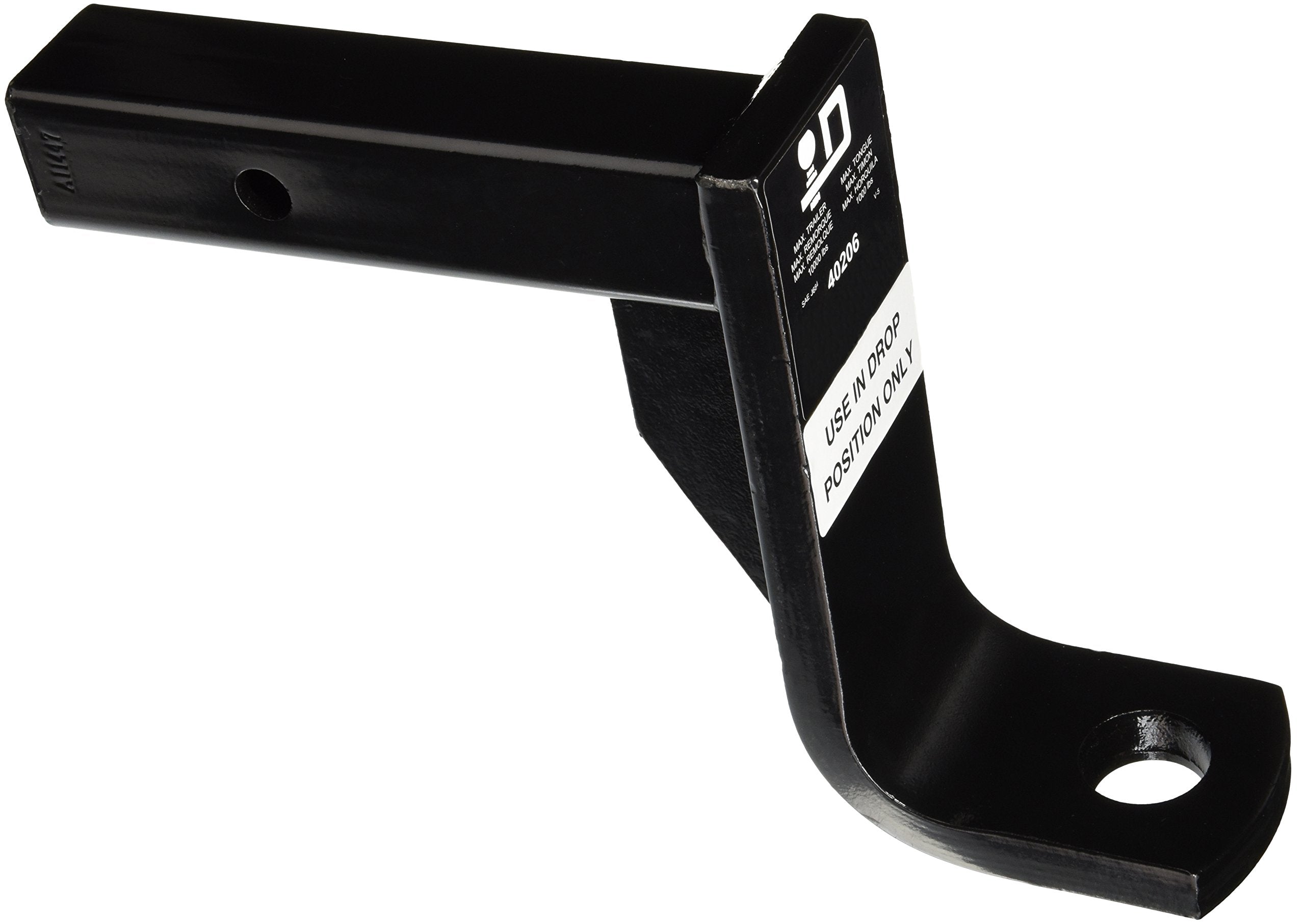 Draw-Tite 9" Hollow Shank Ball Mount 40206 (10000 lbs. GTW/1-1/4" Ball Hole/8" Drop)