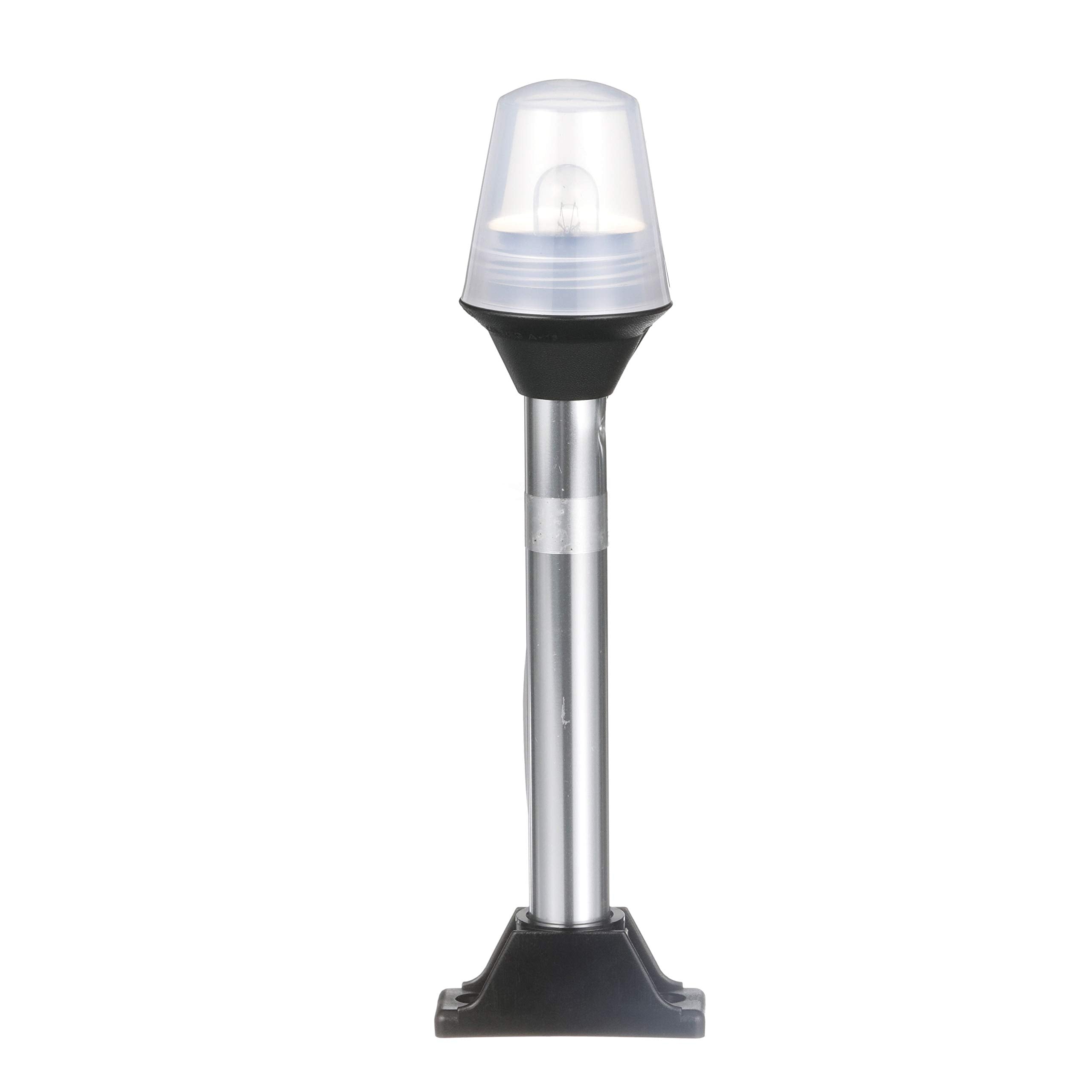 5122-08-7 Attwood All-Round Fixed Base Navigation Light, Black Base, 8-Inch