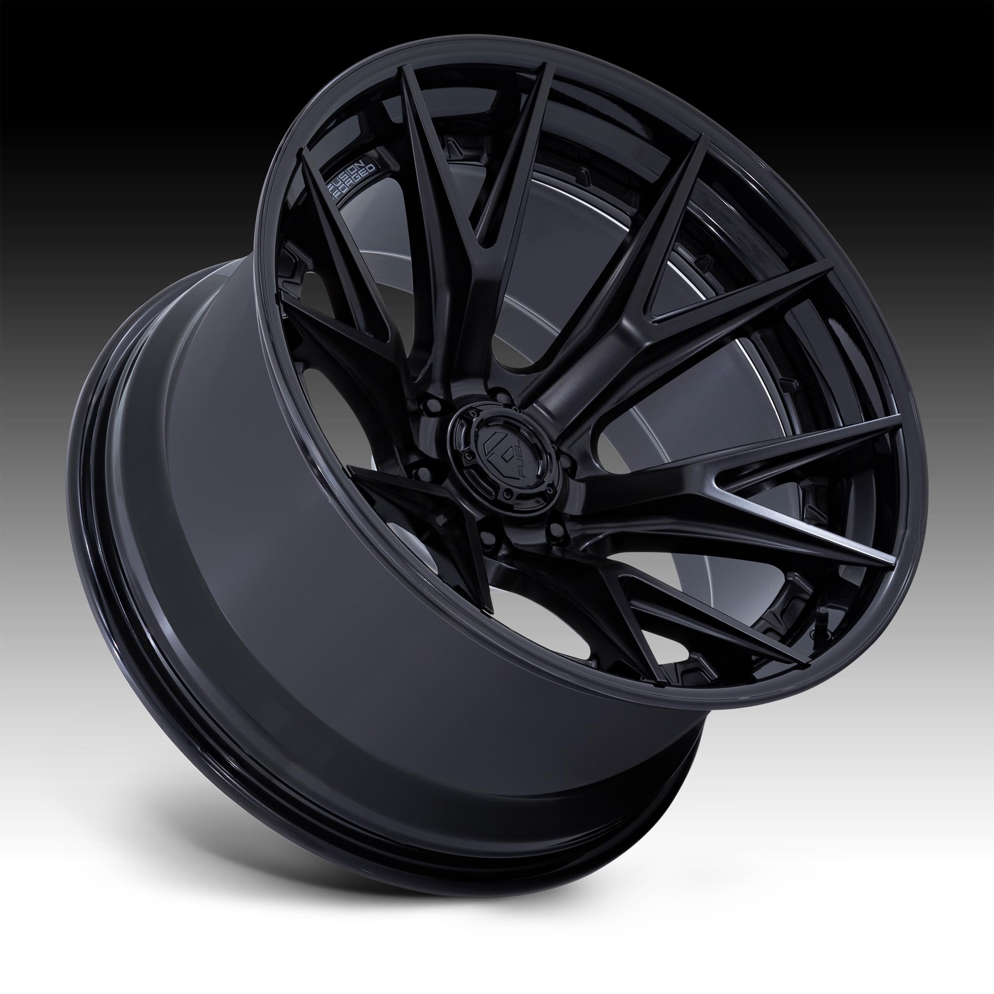 FUEL OFF-ROAD 20X10 FC402 CATALYST 6X135 4.79-18mm MATTE BLACK WITH GLOSS BLACK LIP - FC402MX20106318N