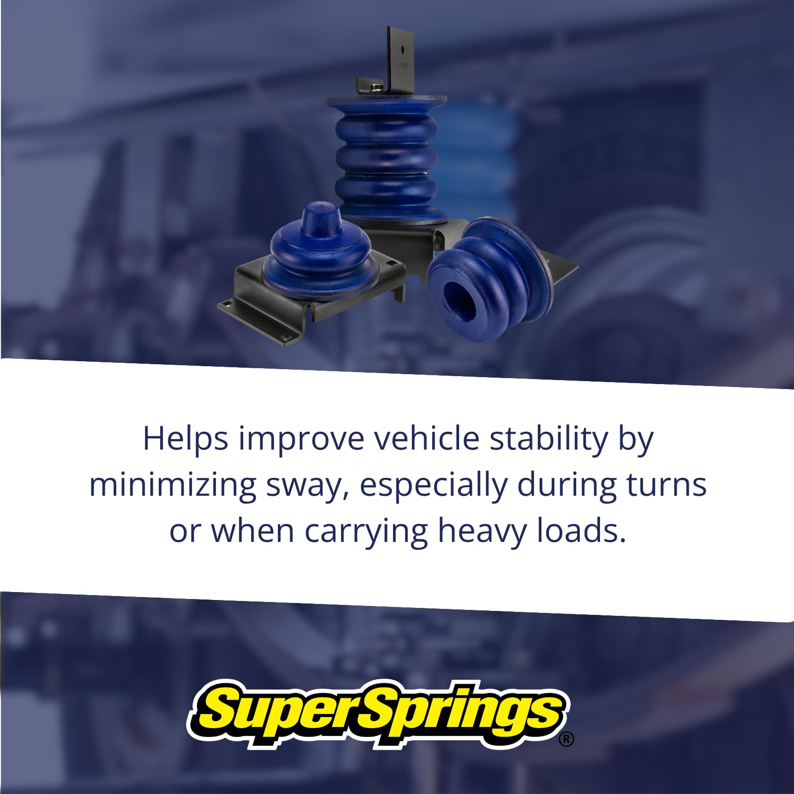 SumoSprings Front for Ford F-53, Blue | SuperSprings International SSF-172-40-2