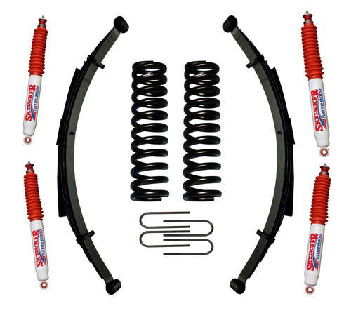 Skyjacker Suspension Lift Kit 176PKS-N w/Shock Nitro Shocks Incl. 6 in. Lift Front/Rear Springs Rear U Bolt Kit Li