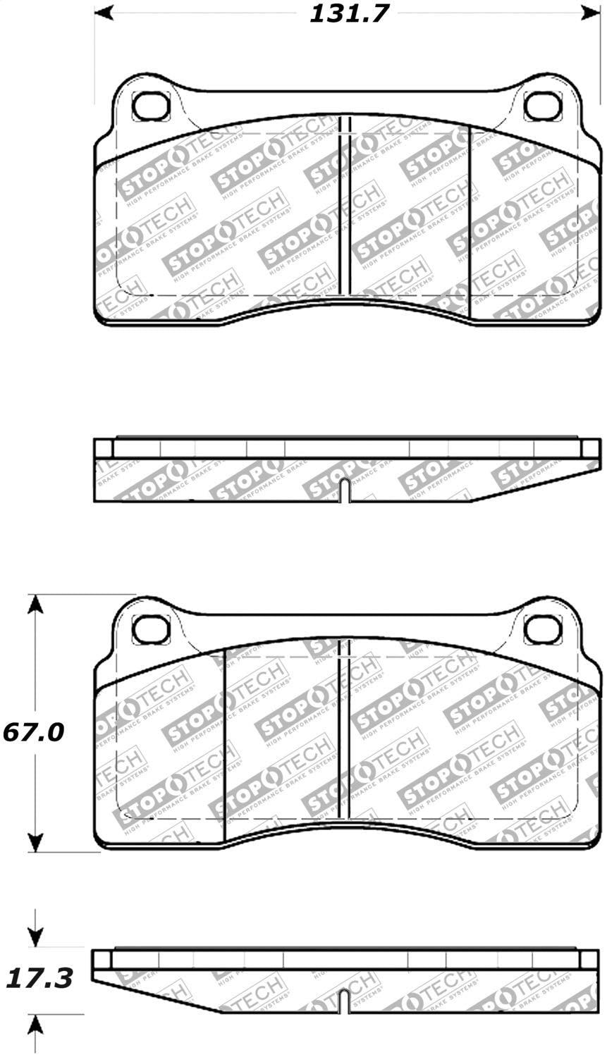 Street Select StopTech Brake Pads 305.08100