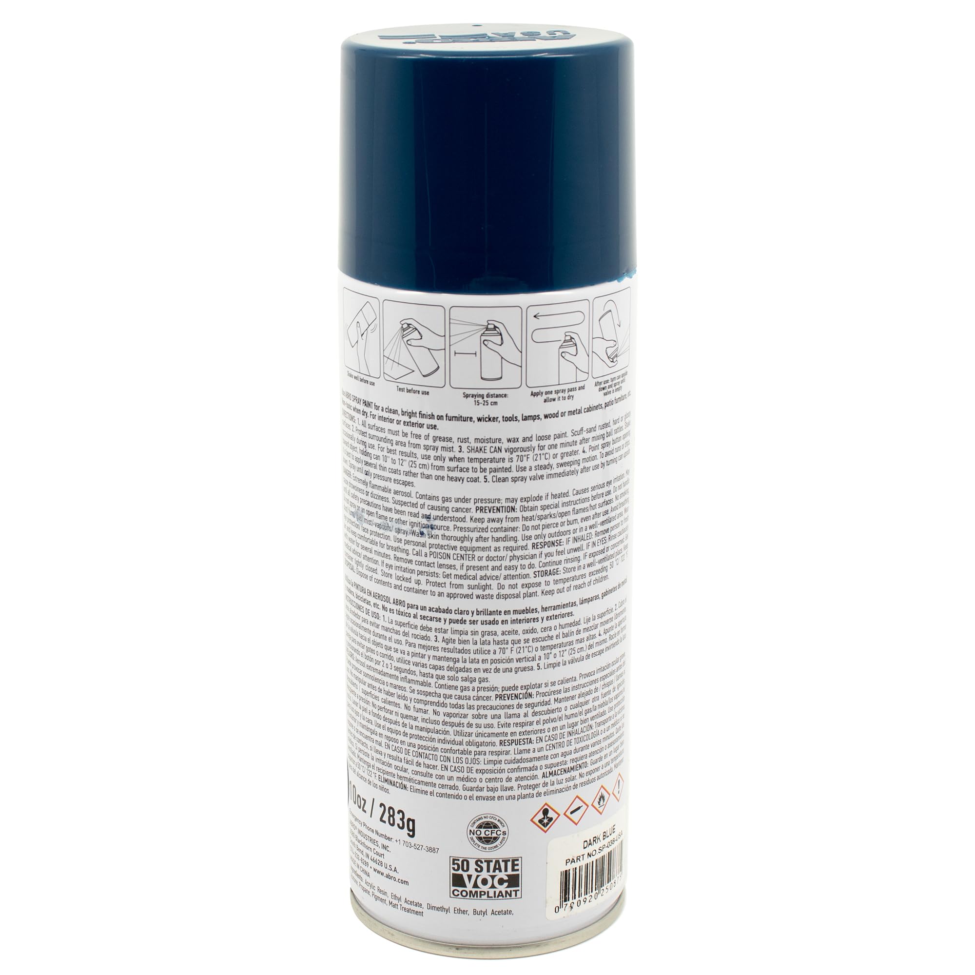 Dark Blue ABRO Spray Paint