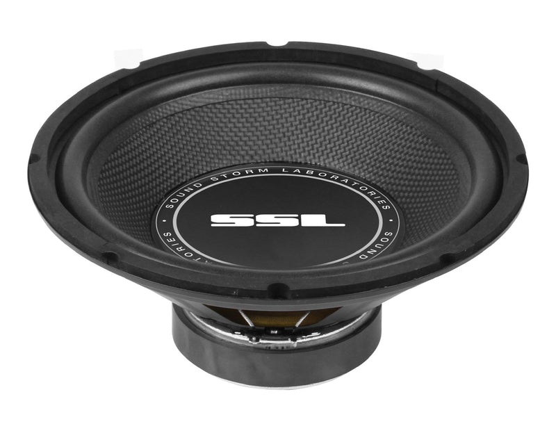 SS10 Sound Storm Laboratories SS Series 10 Inch Car Audio Subwoofer - 600 Watts Max, Single 4 Ohm Voice Coil, Sold Individually, Hook Up to Amp