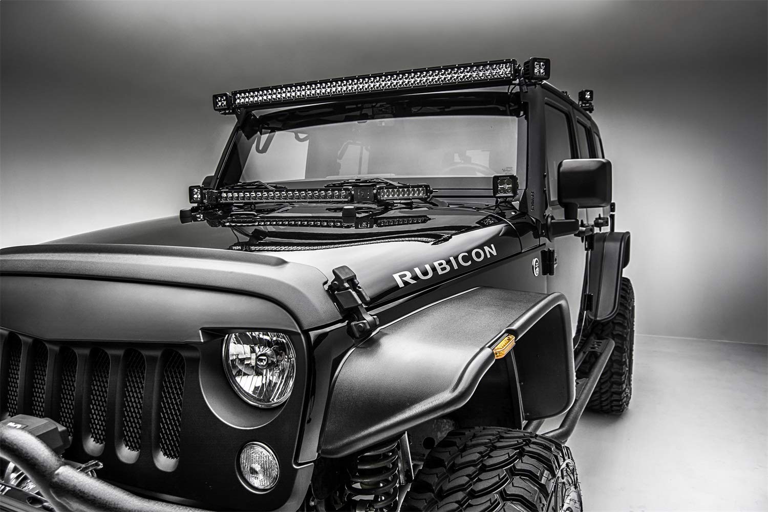 ZROADZ Black A-Pillar LED Mount Z374814 Jeep Wrangler 2007-2016 JEEP WRANGLER JK