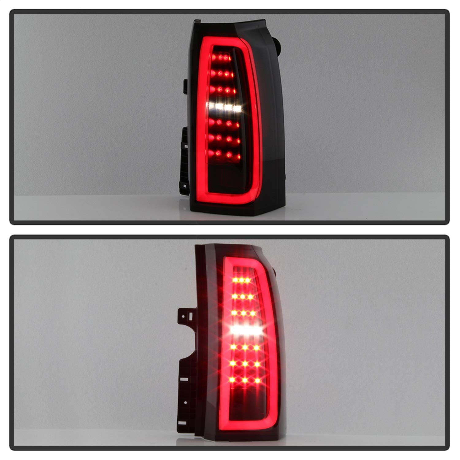 Chevy Tahoe/Suburban 15-19 Spyder 5085078 light bar LED Tail Lights - Black Smoke