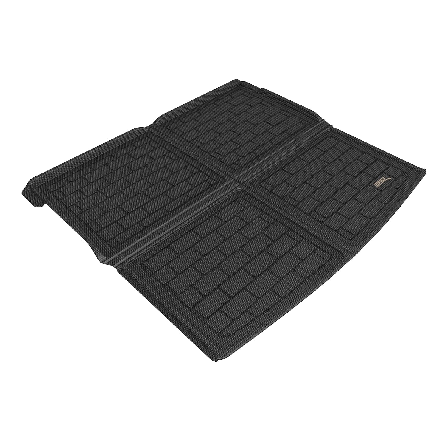 Kagu 3D MAXpider Cargo Liner (Black) Compatible with Volkswagen ID.4 (for Adjustable Cargo Floors, Upper Position) 2021-2026 - Cargo Liner