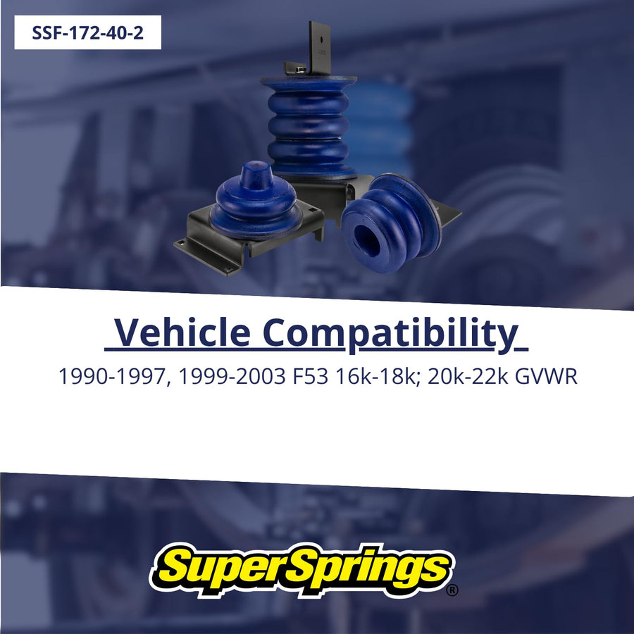 SumoSprings Front for Ford F-53, Blue | SuperSprings International SSF-172-40-2
