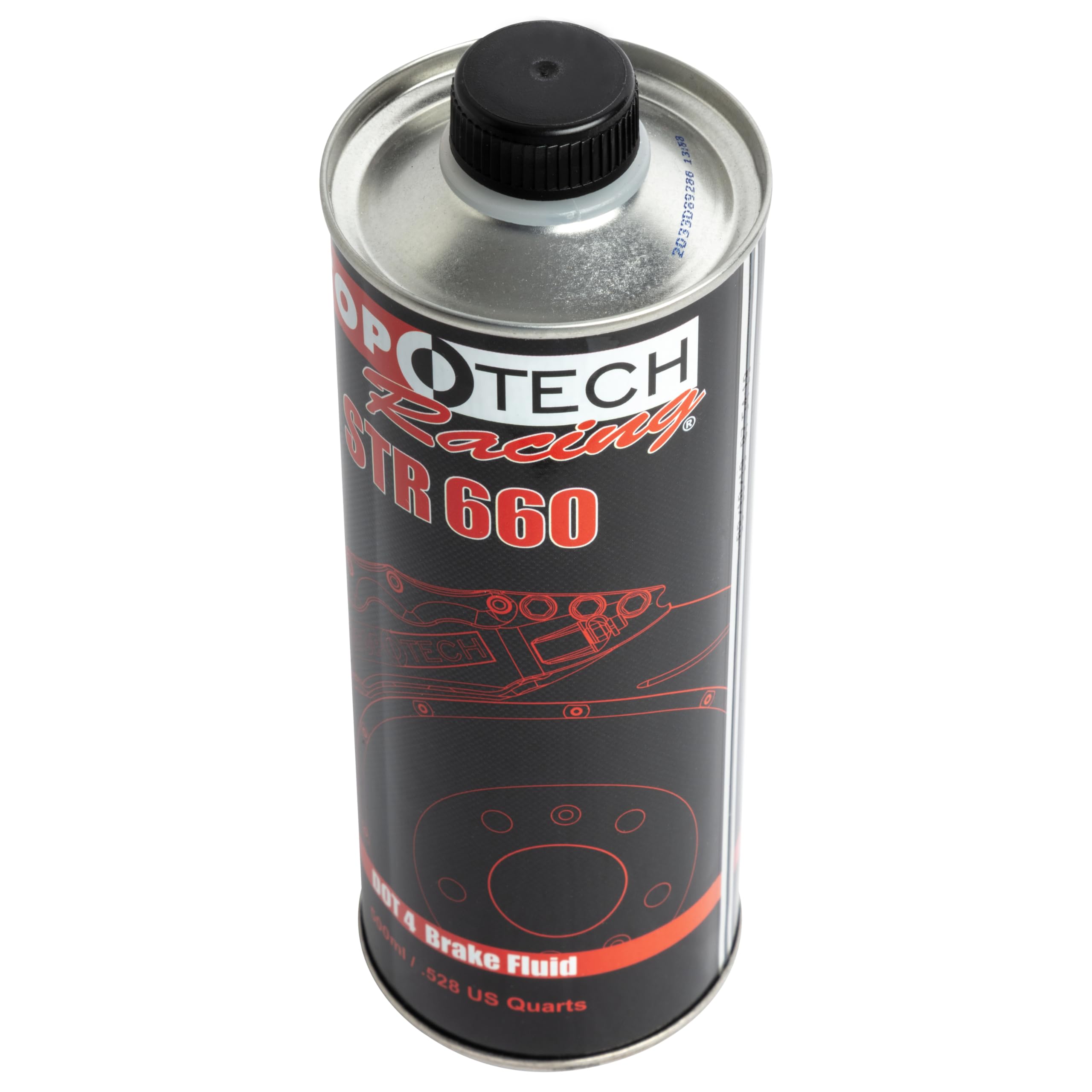 High Performance Brake Fluid StopTech STR-660, Race Applications, Dry Boiling Point 622F/328C (501.00002)