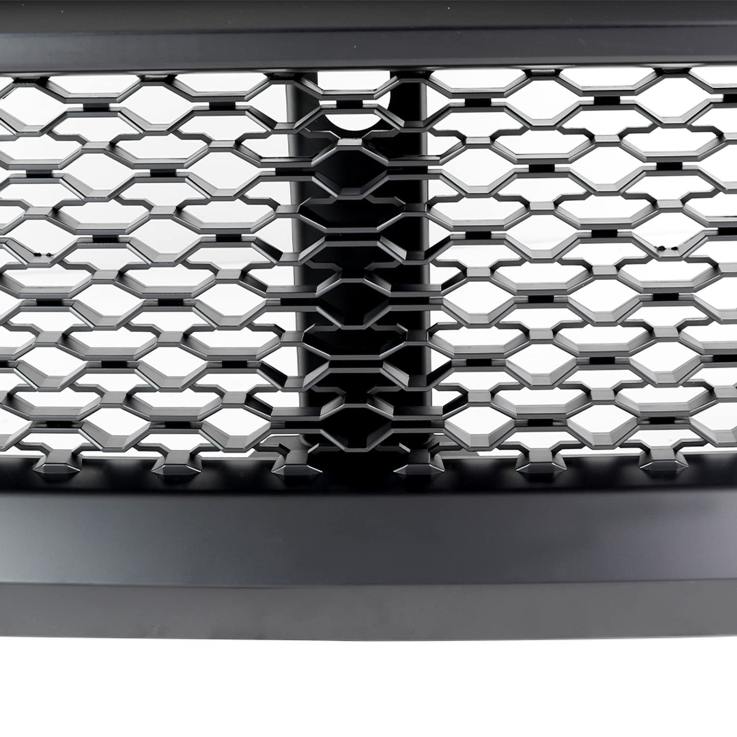 Matte Black Mesh Hood Front Grille Spec-D Tuning Compatible with 2019-2024 Ram 1500