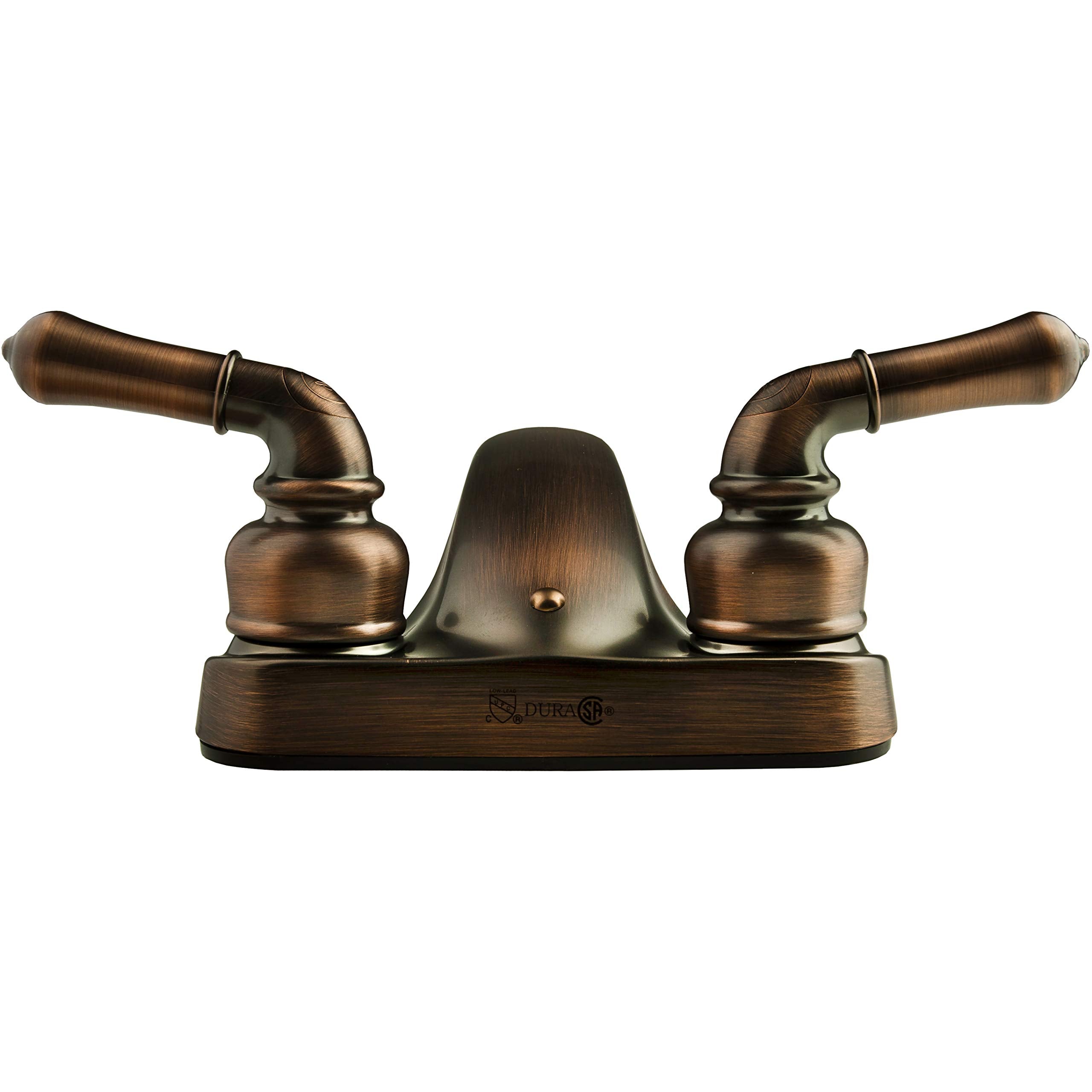 Dura Faucet RV DF-PL700C-ORB 2-Hole Bathroom Faucet with Classic 2-Handles (Oil Rubbed Bronze)