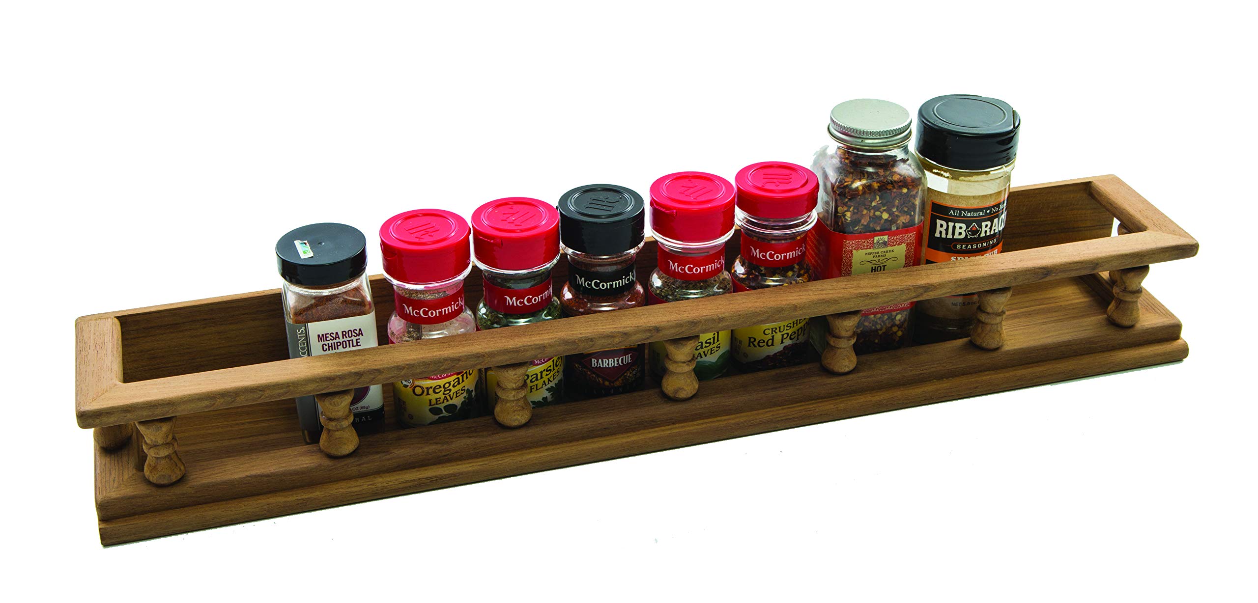 Teak Whitecap Spice Rack, Large