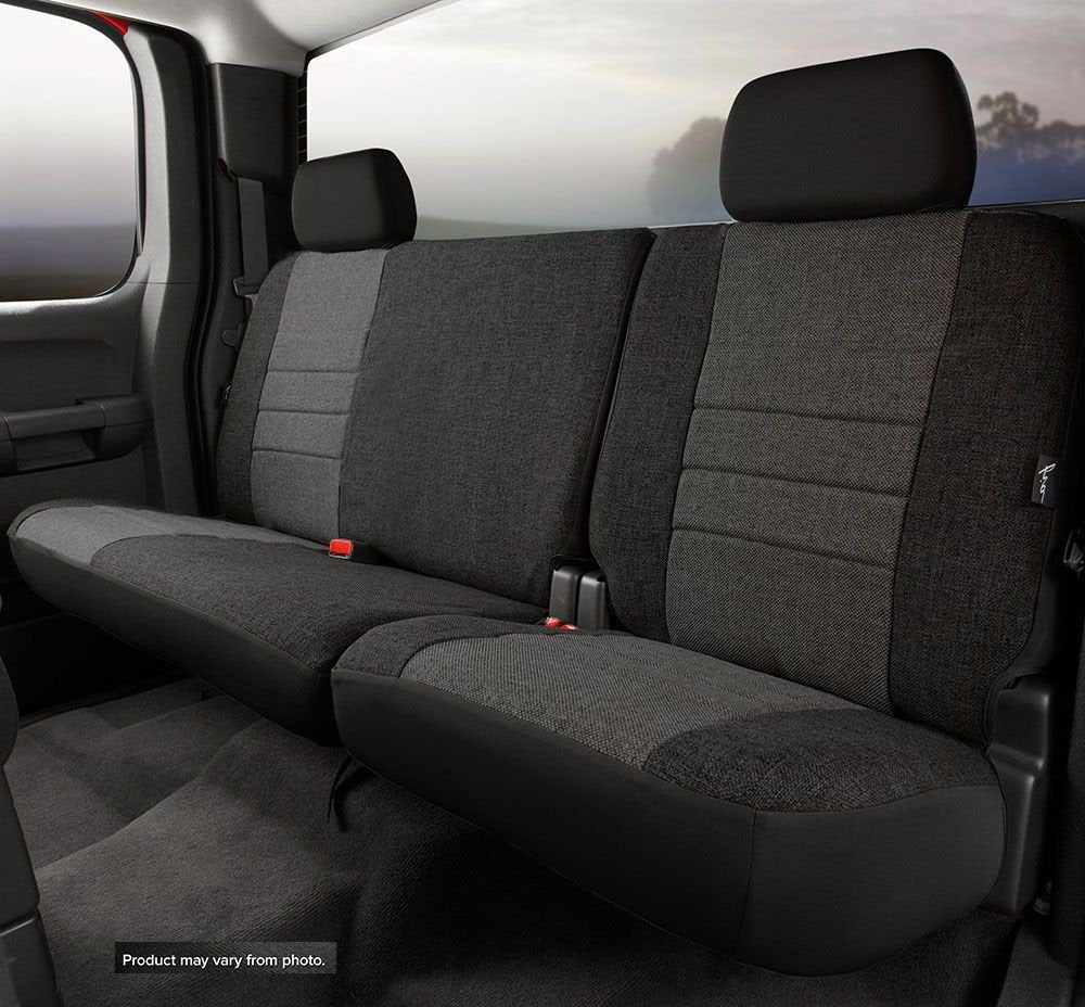 CHARC FIA OE32-60 Custom Fit Rear Seat Cover Split Seat 40/60 - Tweed (Charcoal)