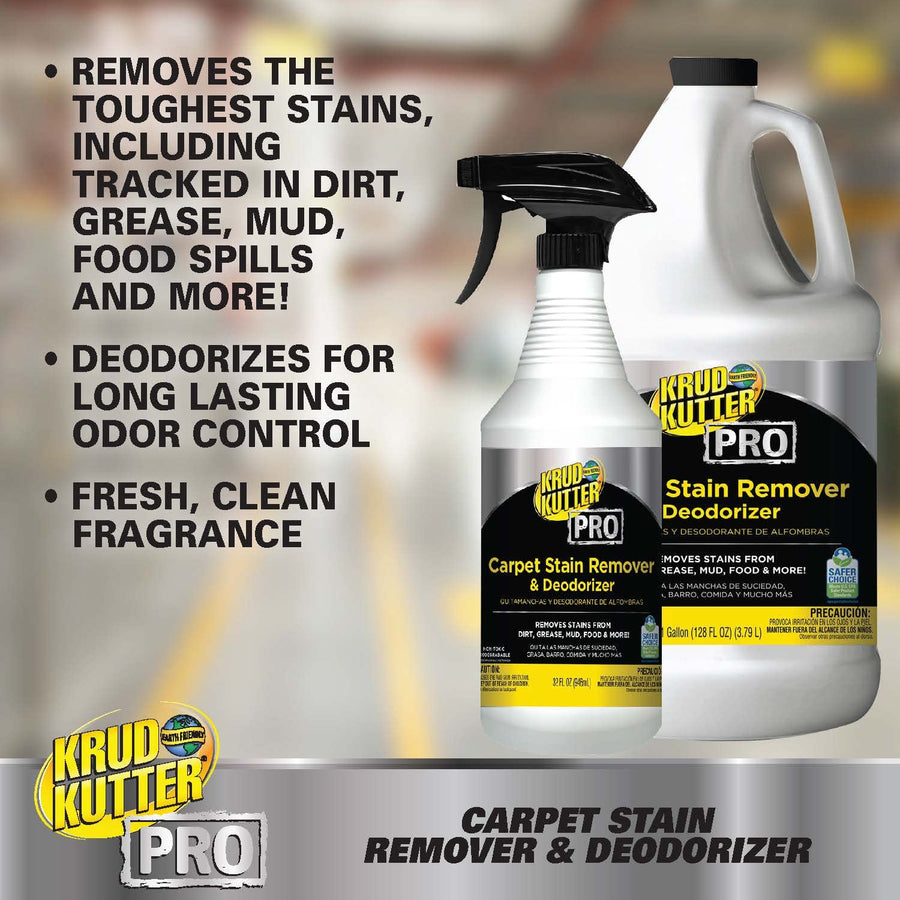 Krud Kutter Pro Rust-Oleum 352253 Carpet Stain Remover & Deodorizer, Gallon