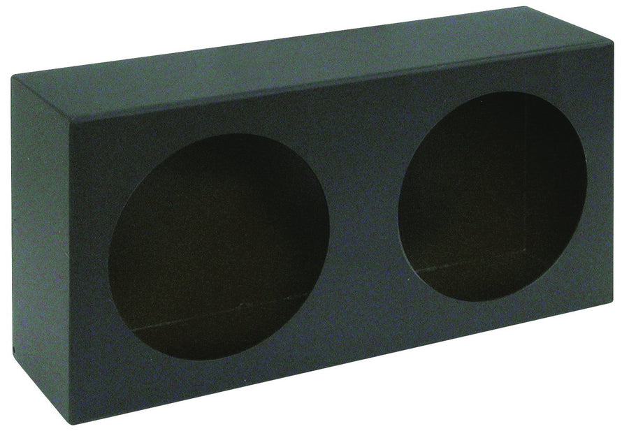 Dual Round Light Box Buyers Products LB6123, Black Powder-Coated Steel, Designed for 4-Inch Round DOT Lights, Measures 3x 6 x12 Inches, Bolt/Weld Mounting Options for Trucks, Trailers and Snow Plows