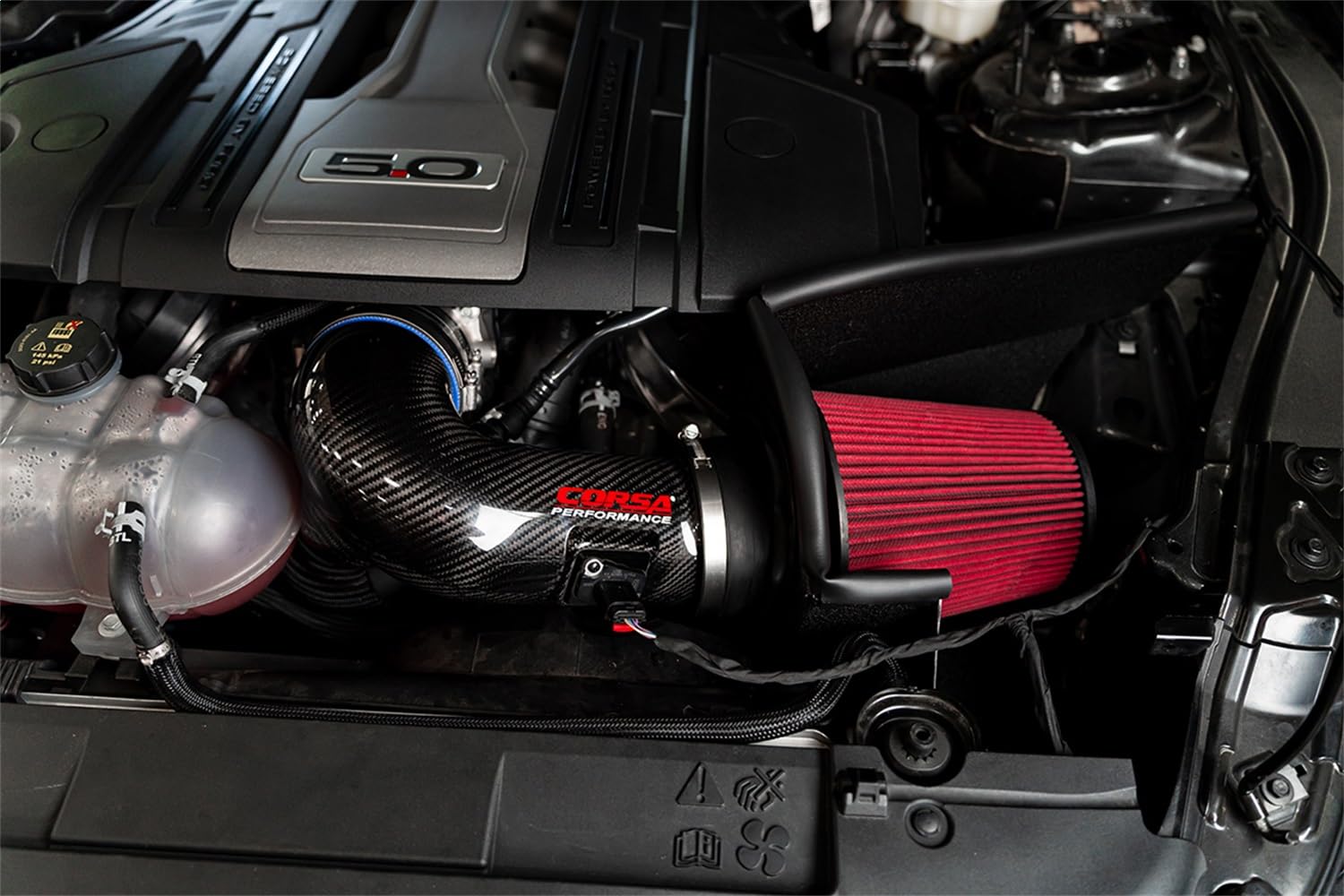 Corsa Performance 44006D - 44006D Corsa Performance Drytech 3D Open Element Air Intake Fits 18-23 Compatible with/Replacement for 6770 Mustang