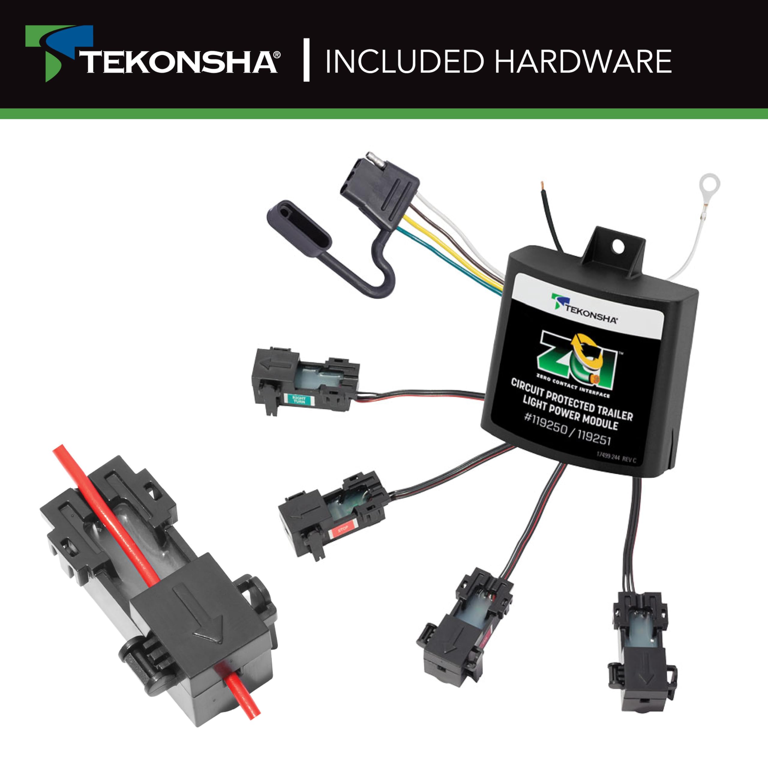 Tekonsha ZCI 119250 Zero Contact Interface Universal ModuLite, Works With PWM or Multiplexed Systems Requiring 2 or 3 Wire Hookup