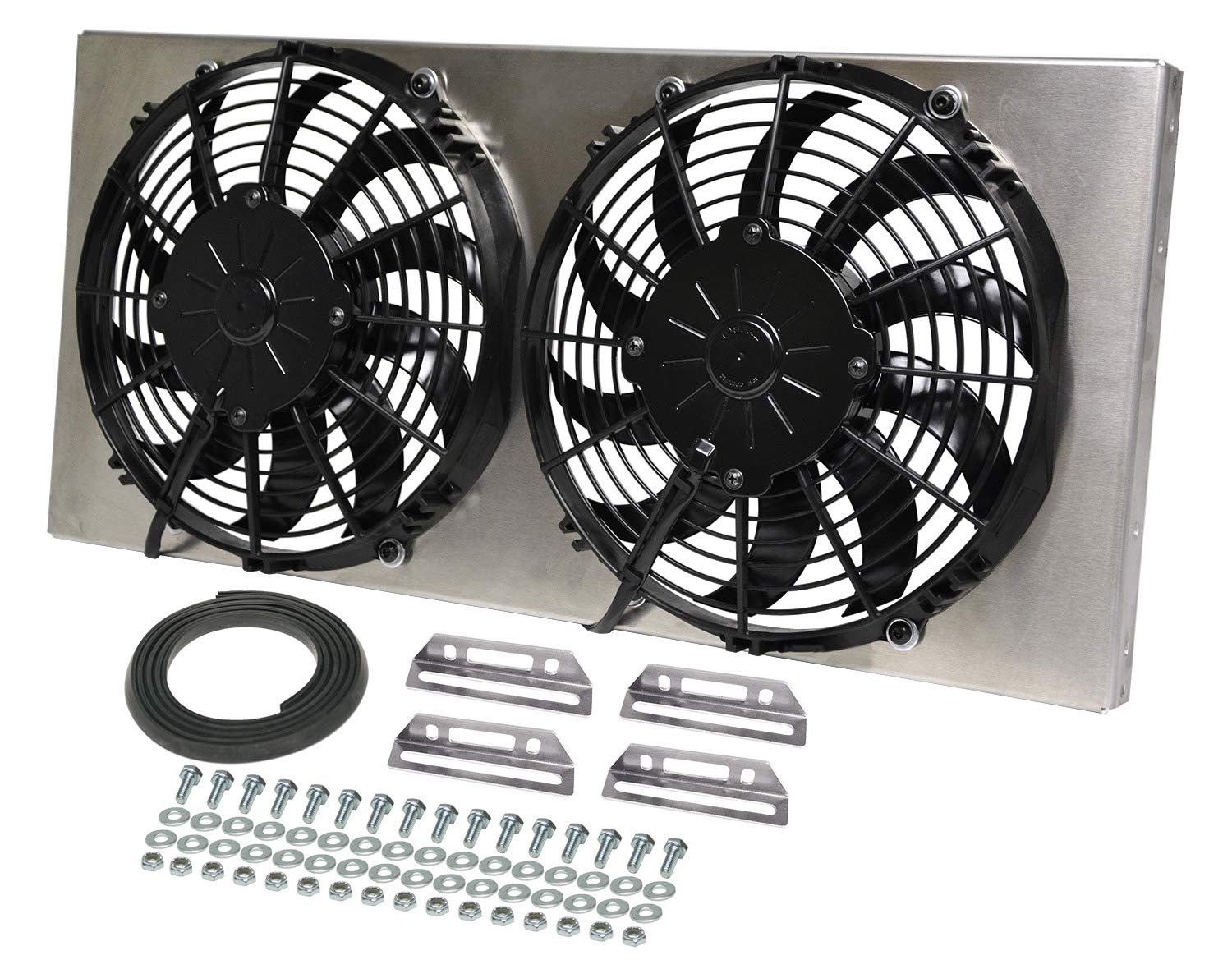 High Output Derale Dual Radiator Fan 16812