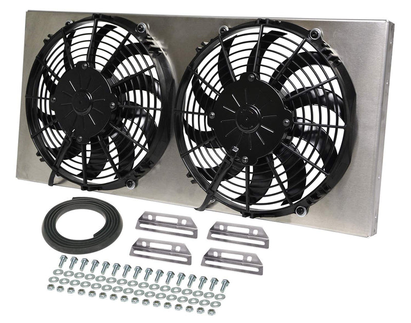 High Output Derale Dual Radiator Fan 16812