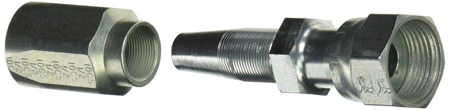 Gates Field Attachable 10C5-10RFFORX for C5C, C5D and C5M Hose, Female Flat-Face Swivel, Steel, 1/2" ID