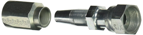 Gates Field Attachable 10C5-10RFFORX for C5C, C5D and C5M Hose, Female Flat-Face Swivel, Steel, 1/2" ID