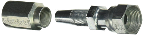 Gates Field Attachable 10C5-10RFFORX for C5C, C5D and C5M Hose, Female Flat-Face Swivel, Steel, 1/2" ID